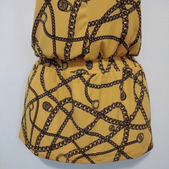 Michael Kors - Chain-Link Sleeveless Peplum Blouse - Picture 5 of 13